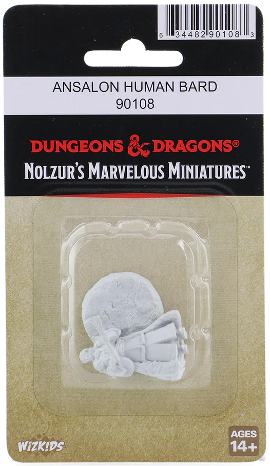 Dungeons & Dragons: Nolzurs Marvelous Miniatures: Ansalon Human Bard 90108
